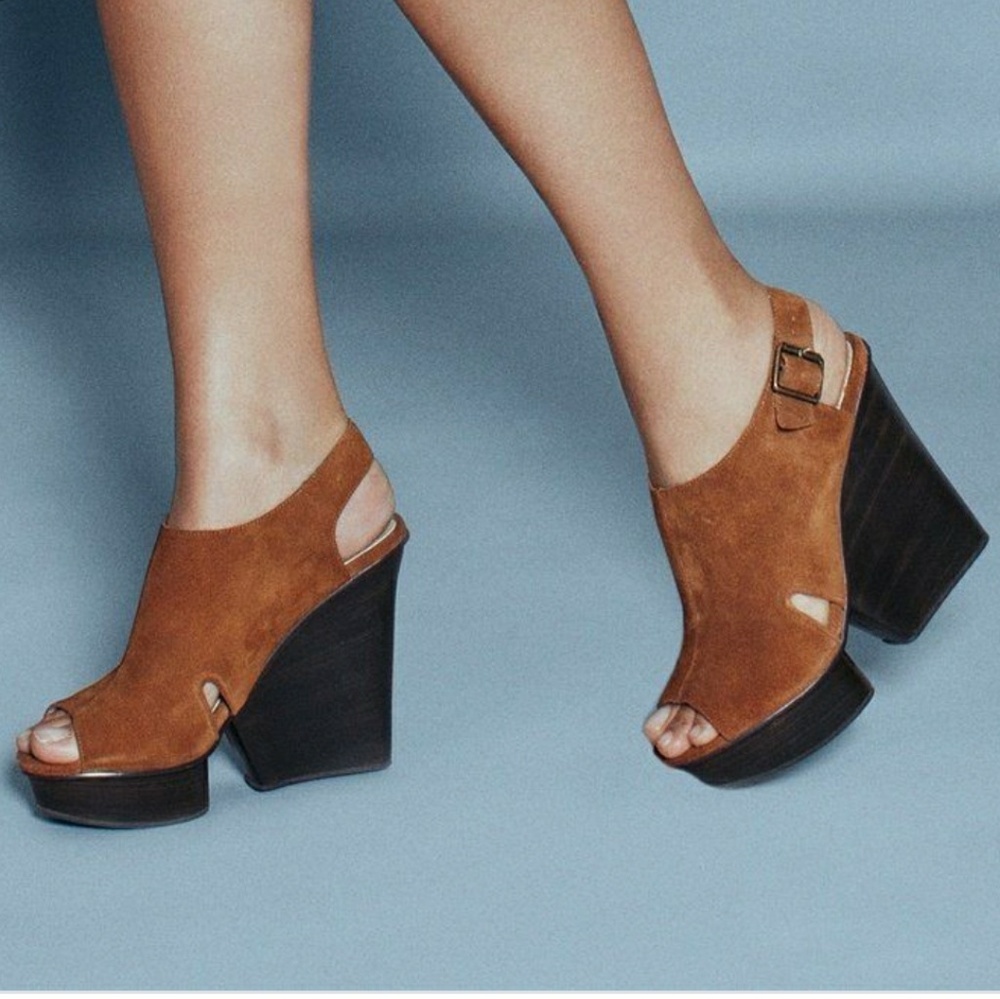 Shoemint slingstrap platform heels ISABELA